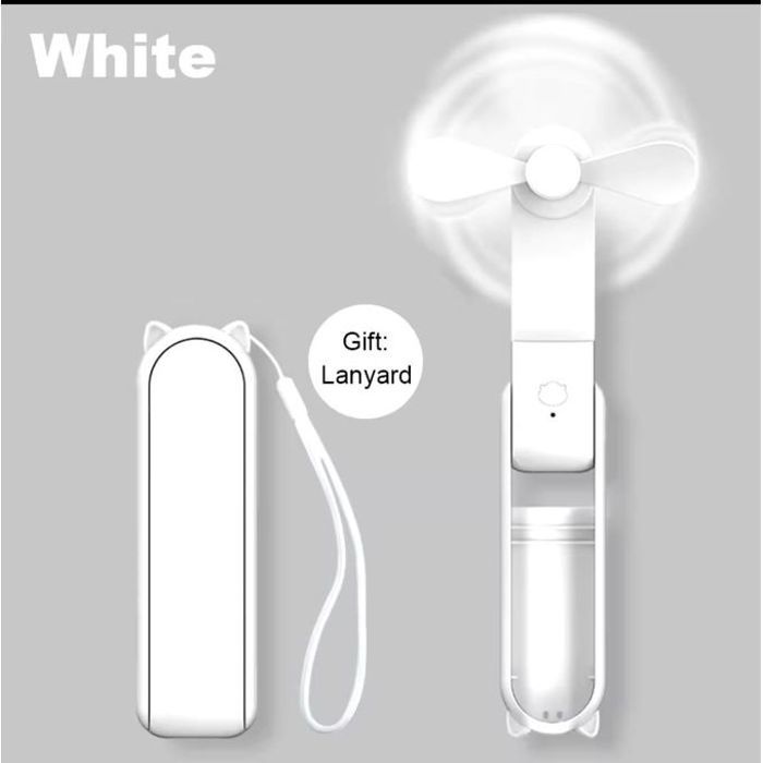 Mini Ventilateur électrique Rechargeable USB   avec Support