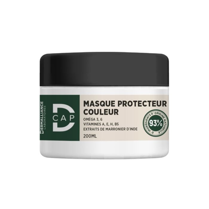 Masque capillaire - D-CAP - Protecteur Couleur - 200ml - Sans parabène - Usage externe