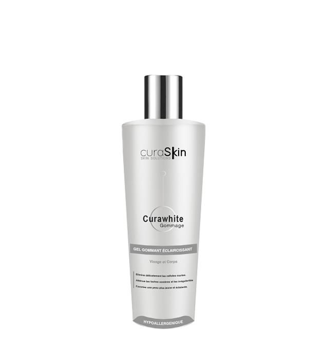 Gommage éclaircissant - CURASKIN - Curawhite - 200ml - Peau lumineuse - Exfoliation douce