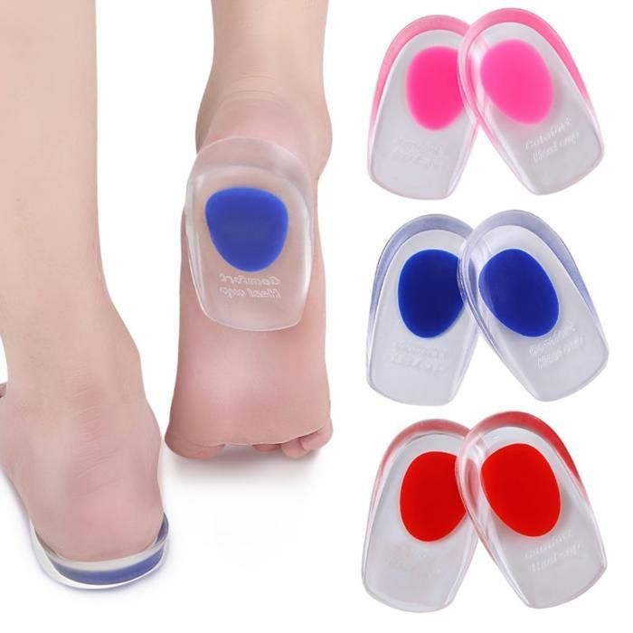 Semelles en Gel Silicone Confort – Soulagement des Douleurs Plantaires – Taille Ajustable (Couleur Aléatoire)