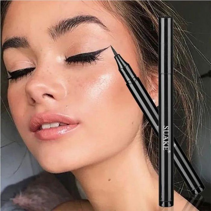 Crayon Eyeliner Liquide - Waterproof - Noir - Séchage Rapide - Longue Durée - Fini Mat