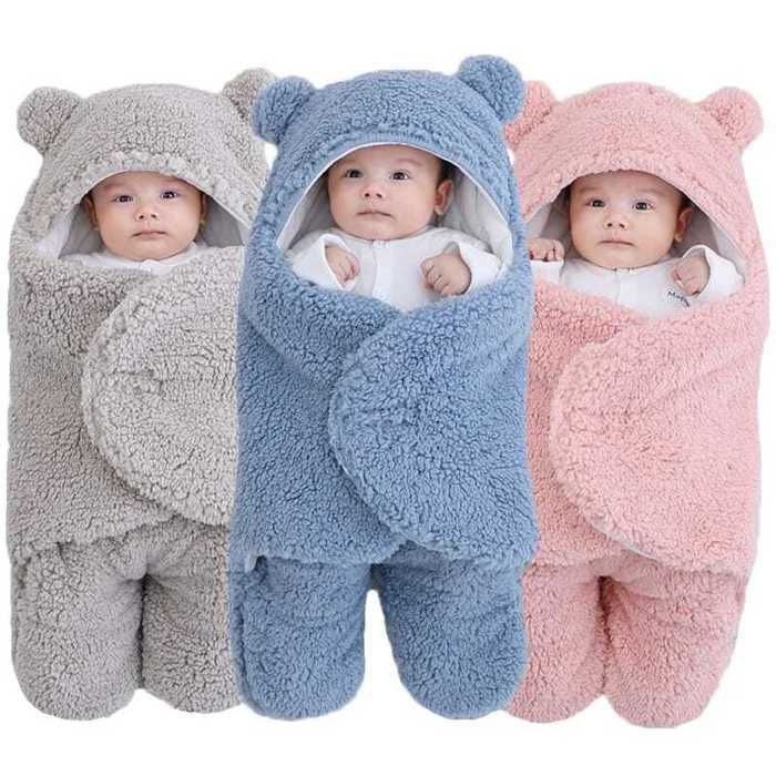 Couverture enveloppante pour bébé,sac de couchage pour nouveau-né,unisexe100% coton