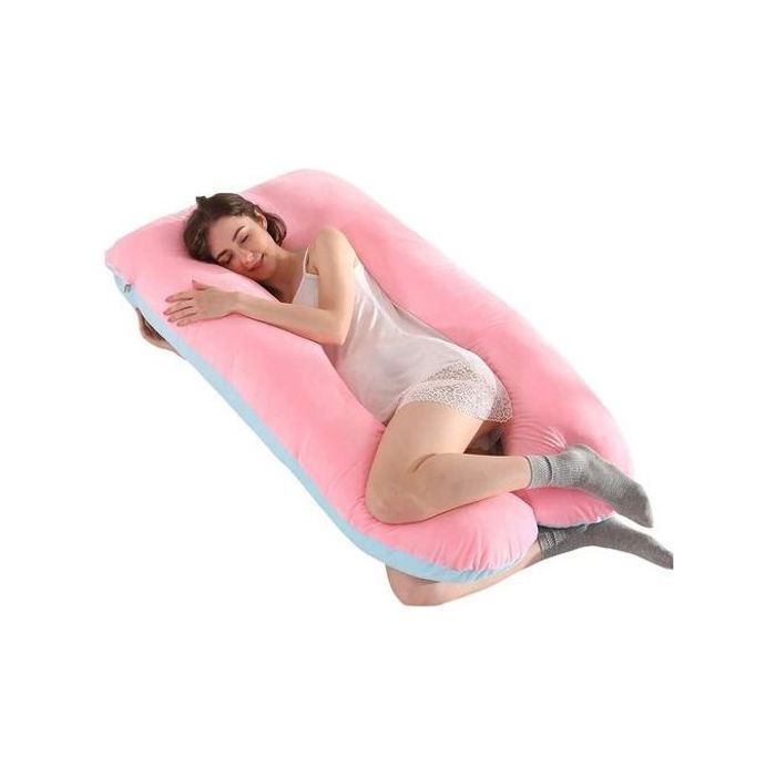 Oreiller Rose bleuconfortable pour les femmes enceintes 140*78*20cm