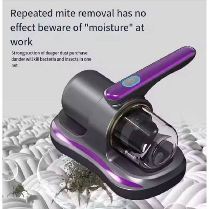 Mini aspirateur à main anti-acariens rechargeable portatif, lit, tapis, canapé