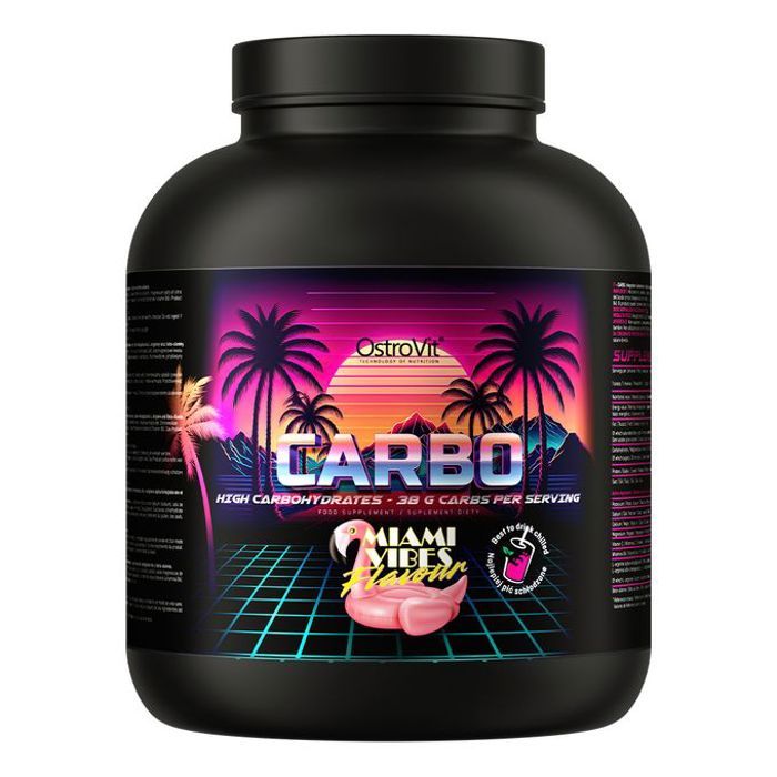 Carbo 3000 g Miami Vibes - Glucides, L-Arginine, Bêta-Alanine, Vitmines & Minéraux