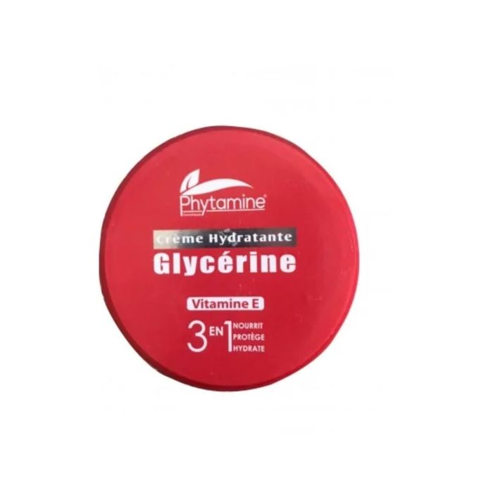 Crème hydratante - Phytamine - Glycérine - 50g - Non gras - Peaux sèches et déshydratées