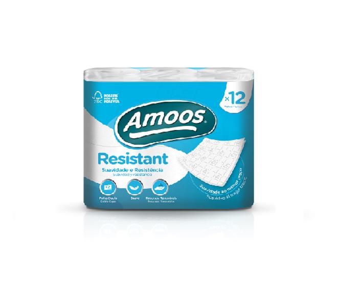 Papier Toilette Resistant 2 Plis - 12 unités