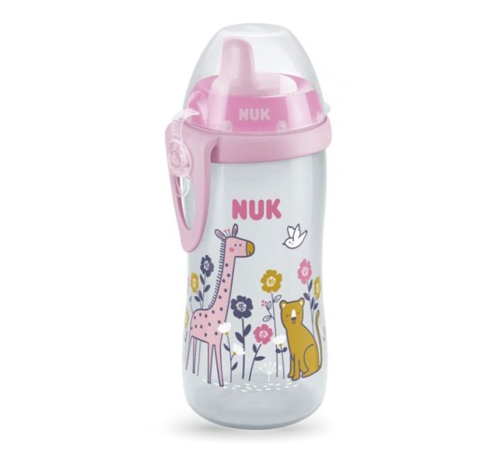 Tasse d'apprentissage - NUK - Kiddy Cup - 12 mois et plus - Paille souple - Anti-fuite