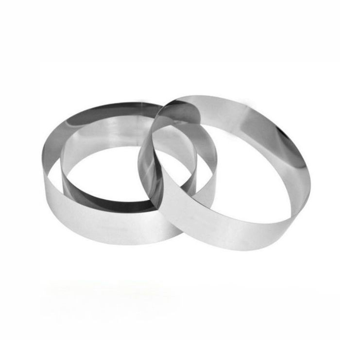 Emporte-pièce pour cuisine – Lot de 3 cercles en inox pour pâtisserie