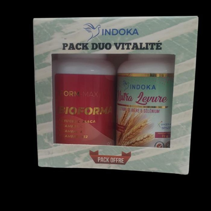 Indoka - Pack Duo Vitalité  - Bioforma + Levure de Bière