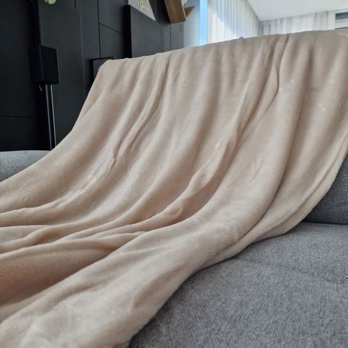 Plaid Polaire Uni - 220X240cm  TXE1072 - Beige