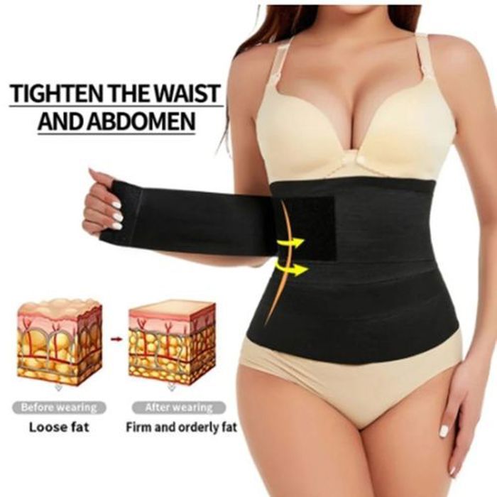 Corset Ceinture, Gaine Bandage - Noir