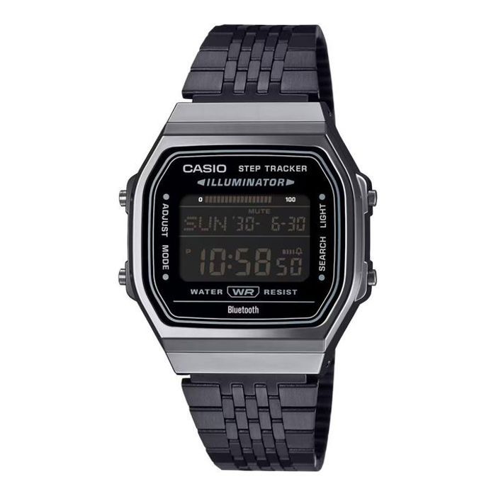 Montre - CASIO - Vintage Collection - Bluetooth® - Acier inoxydable - Étanche 5 ATM