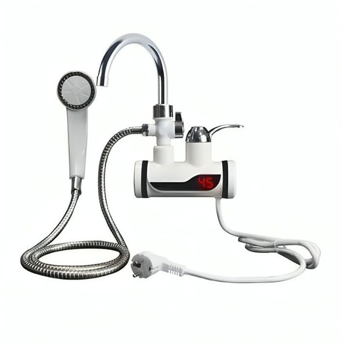 Robinet chauffe-eau électrique instantané sans réservoir, pour la cuisine, douche chaude
