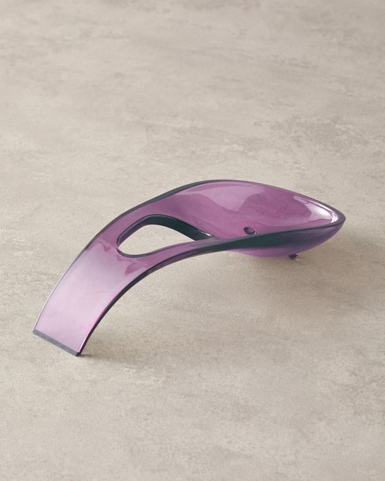 Porte-Cuillères - Axel - 25 cm - Acrylique - Prune - Compatible lave-vaisselle