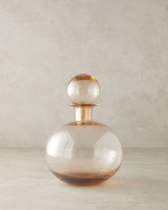 Objet Décoratif - Gloria - Verre - 20 x 20 x 28,5 cm - Or - Contemporain