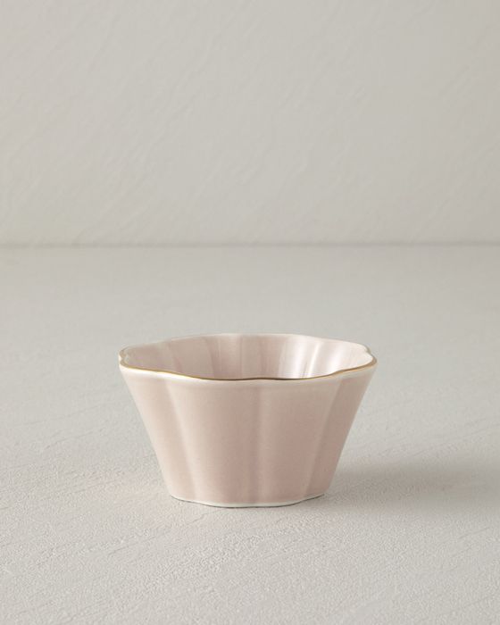 Bol - Pure Flower - Porcelaine - Coloris Poudre - Diamètre 18 cm - Rond