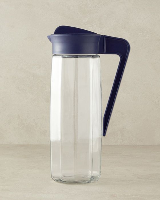 Carafe Gemma en Verre, coloris Bleu marine, capacité de 1600 ml