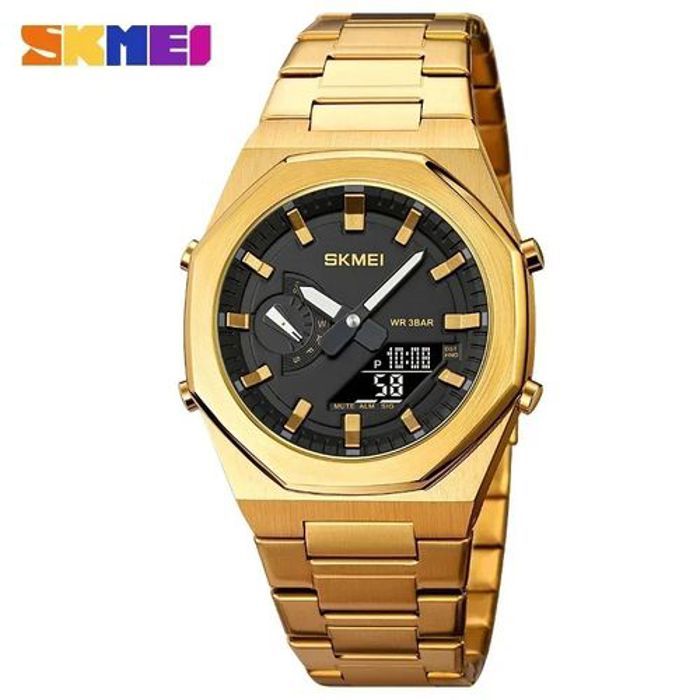 Montre - SKMEI - Numérique - Acier inoxydable - Étanche 50m - Homme