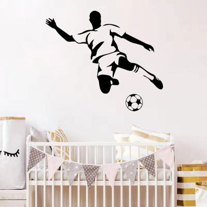 Football Boy Wall Art Decals Wall Stickers Murals Art For Kids Room