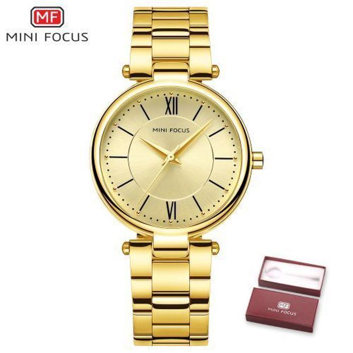 Montre - MINI FOCUS - MF0189L - Analogique - Acier - Étanche 3ATM