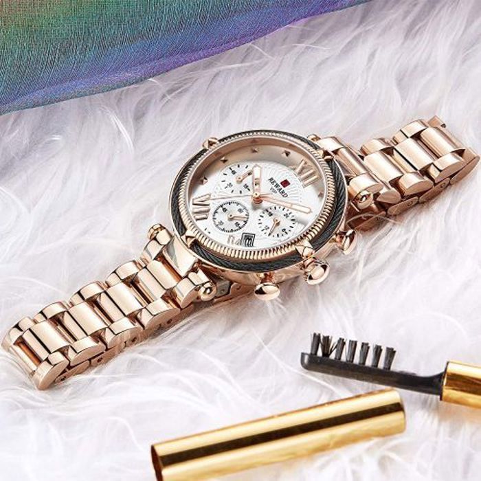 Montre - REWARD - Chronographe - Quartz - Acier inoxydable - Étanchéité 3 ATM