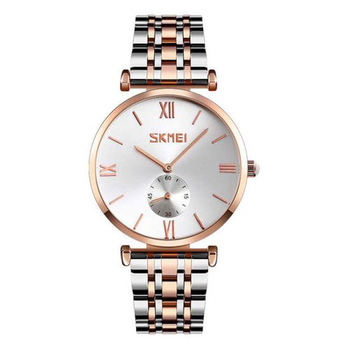 Skmei Montre Femmes Design élégant et à la mode Luxe pour femmes, en acier