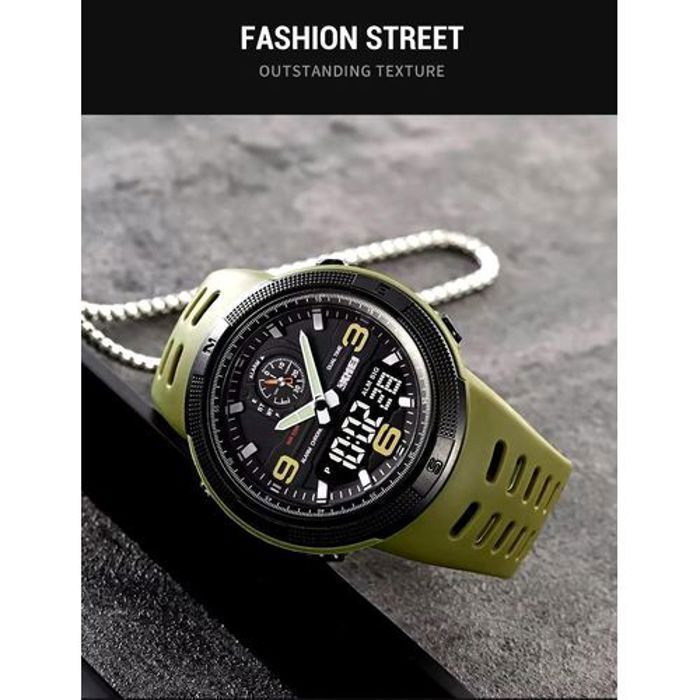 Montre Sportive - SKMEI - 1251 - 50m Étanche - Chronomètre - LED