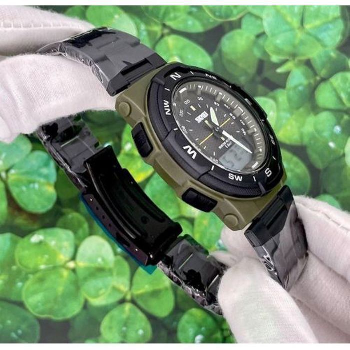 Montre Sport - SKMEI - Chronographe - Étanche 50M - Acier Inoxydable - Cadran Rond