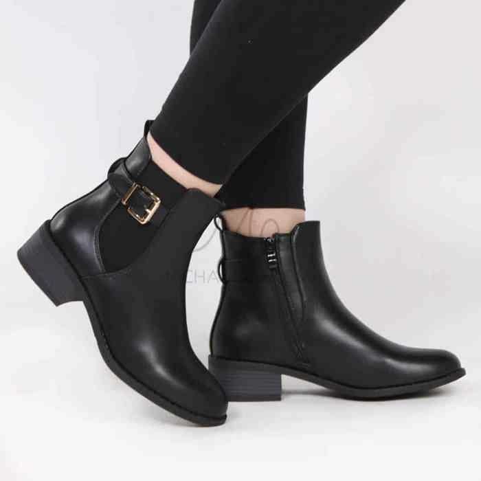 Douce – Bottines Femmes en Noir