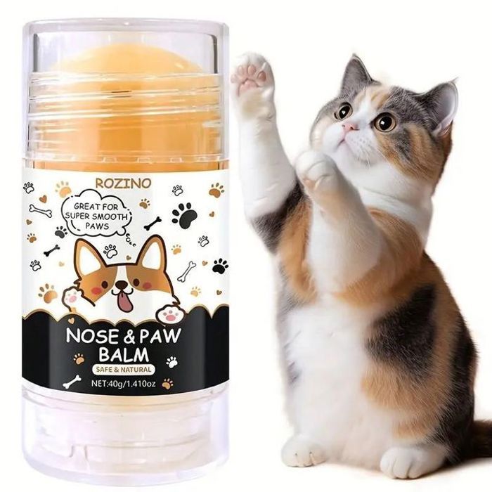 Baume Roll-On - Naturel - Pattes et Nez - Hydratant - Protecteur - Pratique
