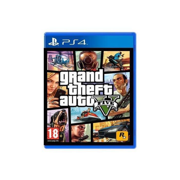 Jeu vidéo - Rockstar Games - Grand Theft Auto V - Edition Premium - PS4 - 18+