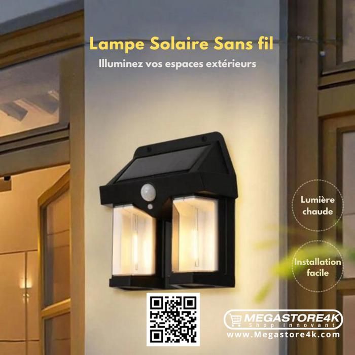 Lampe Solaire Sans Fil BYKOINE – Charge le Jour, Éclaire la Nuit