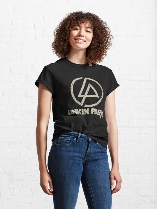 T-shirt - OUTFITS AND MORE - Linkin Park - 95% coton - Manches courtes - Noir - Marjane Mall - Image 4