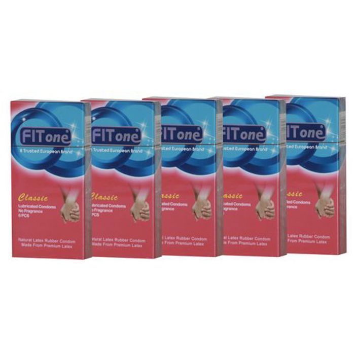 Fitone 5 PACK 6 Préservatifs arôme CLASSIC