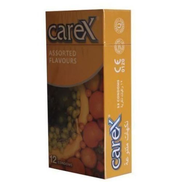 Carex  BOITE DE 12 CONDOMS ARÔMATISÉ FRUITS
