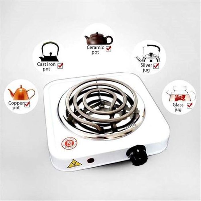 Réchaud électrique, Plaque de cuisson électrique 1000W, mini Brûleur portable, Plaque chauffante
