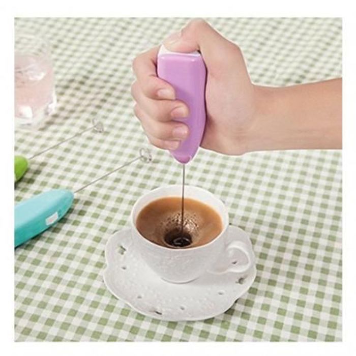 Mini Creamer, Mixeur de cappuccino, batteur à œufs électrique,