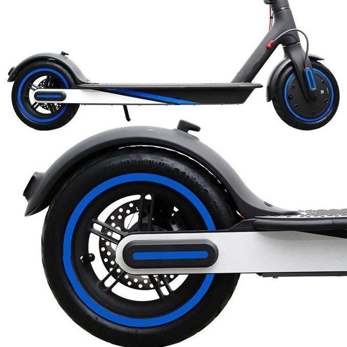 Autocollant Réfléchissant Protecteur de Moyeu de Roue pour Scooter Électrique Xiaomi M365 Pro & 1S – Accessoire Pratique et Sécurita