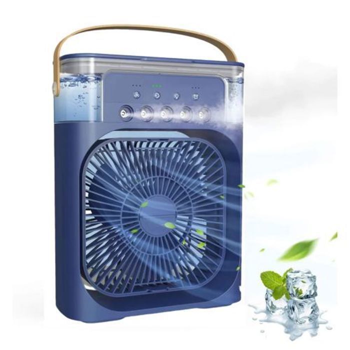 MINI Climatiseur électrique portable 3en1,Ventilateur d'humidification 3Vitesses-couleur aliatoire