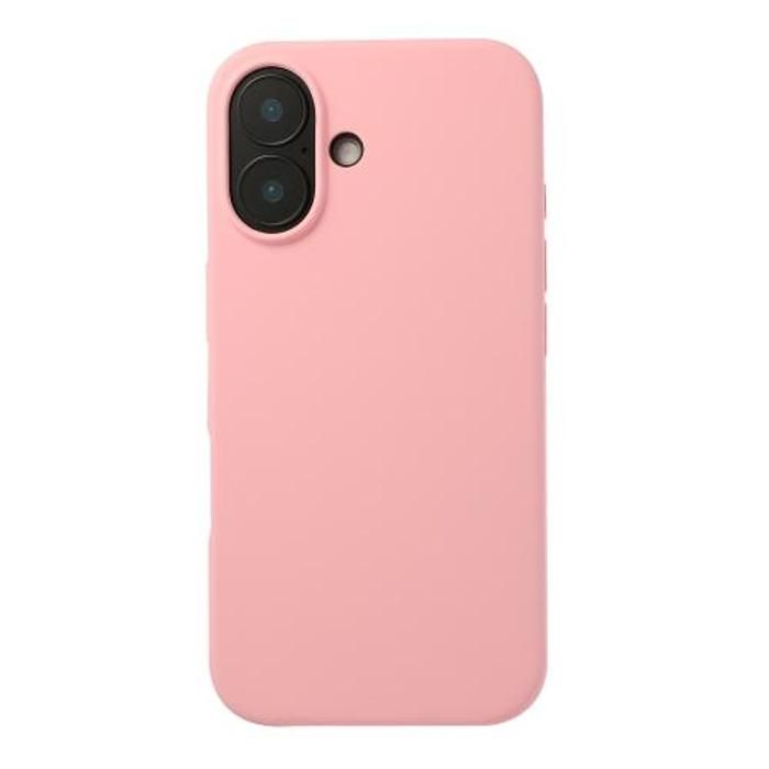 Coque Silicone Pour iPhone 16 (Rose)
