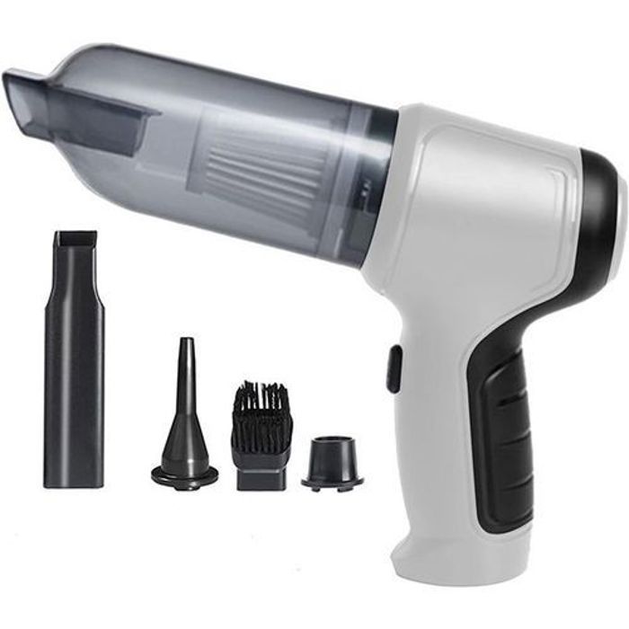 Vacuum Cleaner Aspirateur et souffleur 3 in 1 Mini portable, sans fil pour voiture