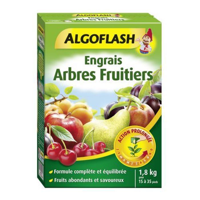Engrais Arbres Fruitiers fertilisant algoflash 1,8kg