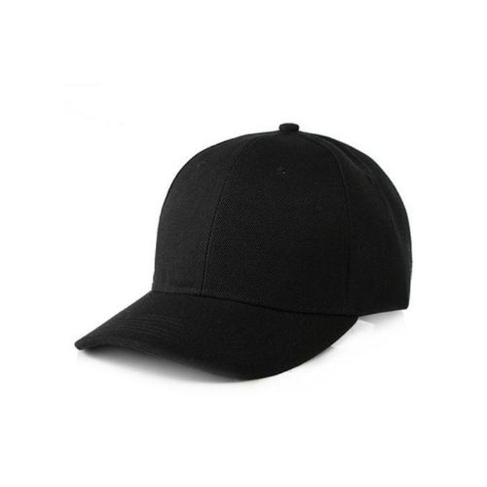 Casquette - MARQUE - Noir - Coton brossé - Mixte - Casual