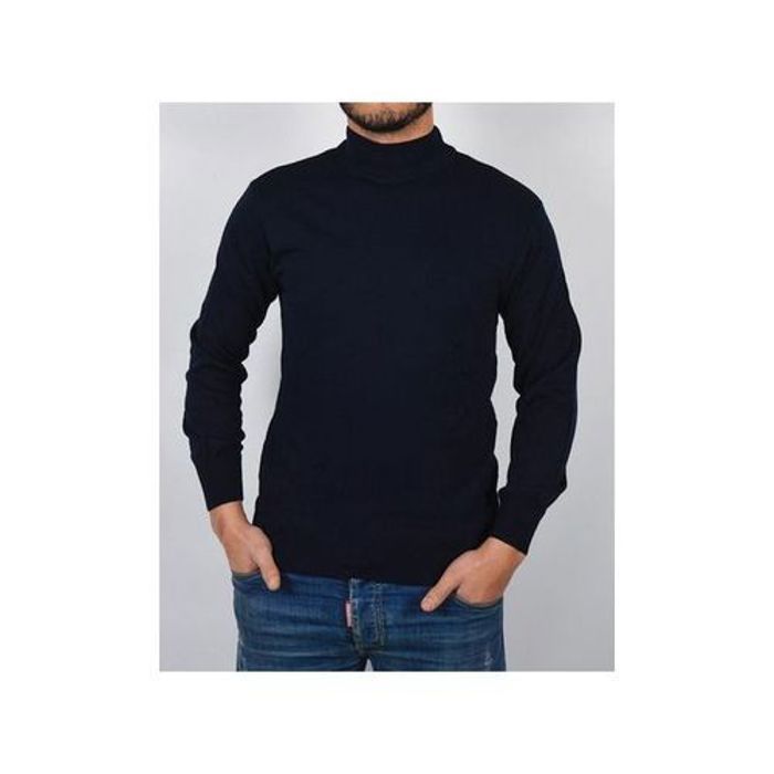 Pack de pulls - Homme - Col roulé - Noir, Bleu, Grenat, Vert - 4 pièces - Doux et chaud - Marjane Mall - Image 4
