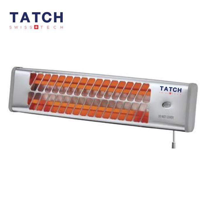 TATCH - Chauffage halogène mural pour salle de bain – 400/800W