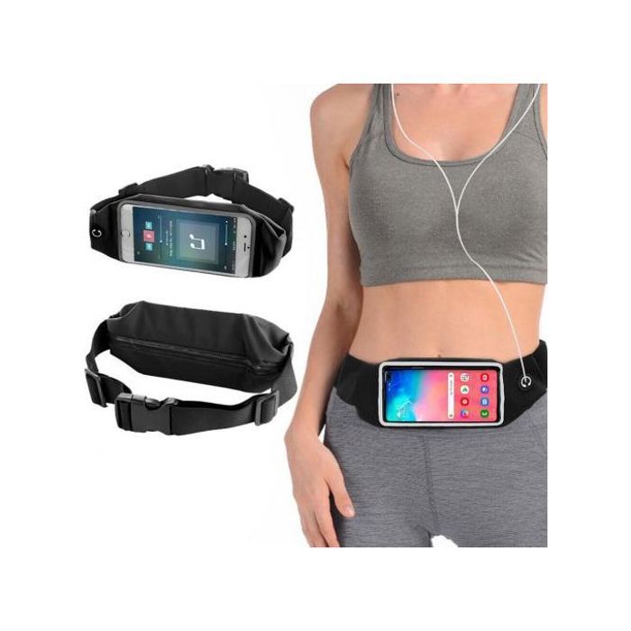Ceinture Running Sport, Sacoche Pochette Ventrale Et Fenêtre Tactile Pour Smartphone,