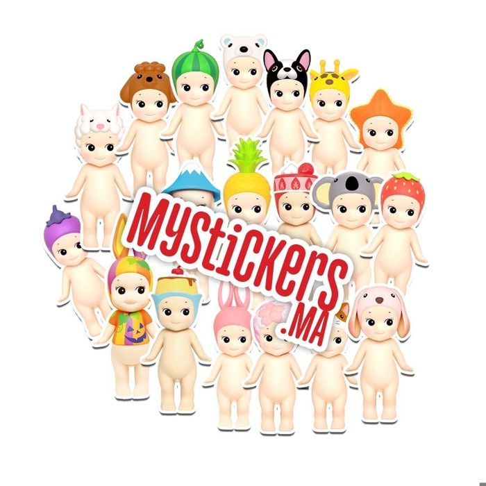 Pack de 19 Stickers - Sonny Angel - 3D