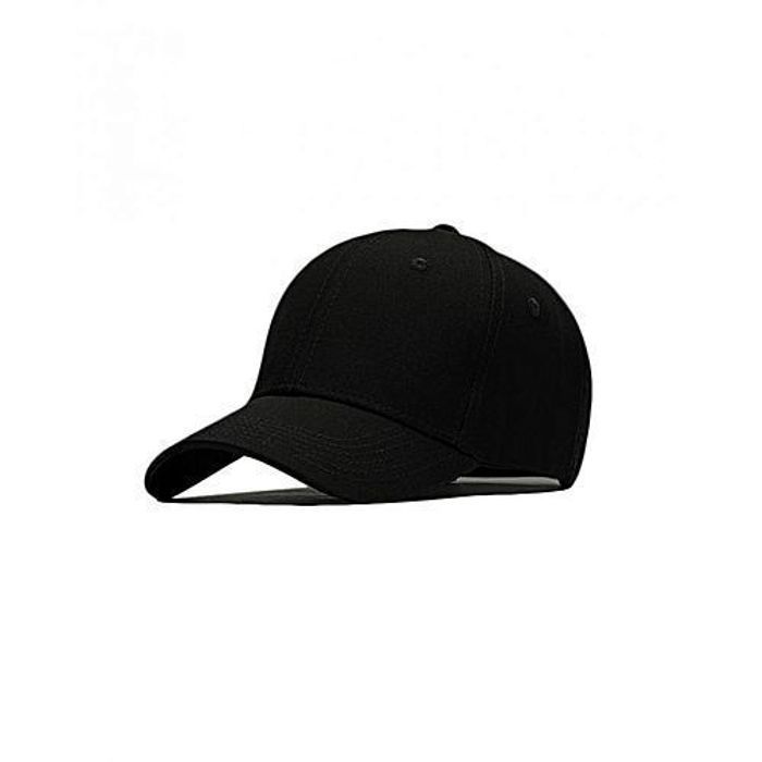 Casquette - GENERIC - Noir - Coton brossé - Unisexe - Printemps/Été
