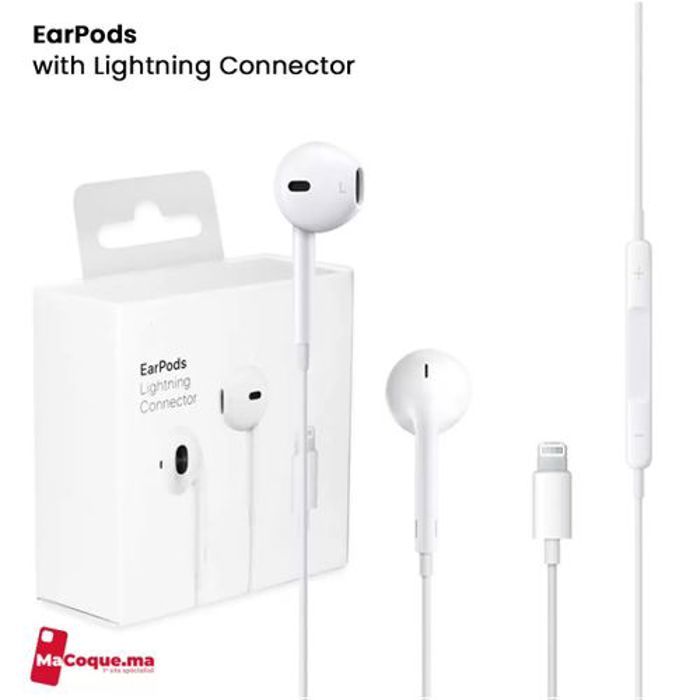 Ecouteurs Conection Directe Avec Microphone Avec Connecteur De Foudre Pour Iphone
